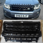 Glossy Black Show Grill Compatible With Land Rover 2/ Free Lander 2 - L359 (2009-2015) Tag No.17